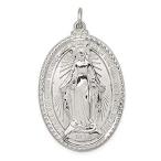 Ryan Jonathan Fine Jewelry Sterling Silver Miraculous Medal Pendant