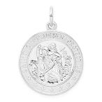 Ryan Jonathan Fine Jewelry Sterling Silver Saint Christopher Medal Pendant