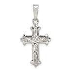 Ryan Jonathan Fine Jewelry Sterling Silver Textured Crucifix Pendant