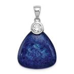 Ryan Jonathan Fine Jewelry Sterling Silver with Cubic Zirconia and Lapis La
