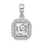 Ryan Jonathan Fine Jewelry Sterling Silver Cubic Zirconia Pendant