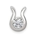 Ryan Jonathan Fine Jewelry Sterling Silver Cubic Zirconia Pendant