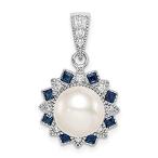 Ryan Jonathan Fine Jewelry Sterling Silver Freshwater Cultured Pearl and Sy