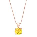 1.50 ct Brilliant Round Cut unique Fine jewelry Natural Yellow Citrine Gem