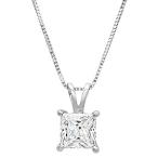 2.95ct Brilliant Princess Cut unique Fine jewelry White Created Sapphire Ge