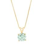 1.05ct Brilliant Round Cut unique Fine jewelry Light Sea Green Cubic Zircon