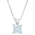 0.55ct Brilliant Princess Cut unique Fine jewelry Natural Sky blue Topaz Id