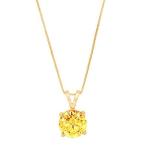 0.95ct Brilliant Round Cut unique Fine jewelry Natural Yellow Citrine Gem I