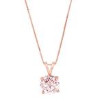 1.55ct Brilliant Round Cut unique Fine jewelry Fancy Pink Cubic Zirconia Ge