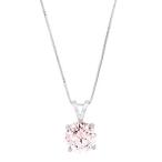 0.45ct Brilliant Round Cut unique Fine jewelry Fancy Pink Simulated diamond