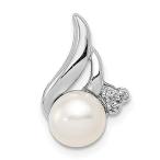 Ryan Jonathan Fine Jewelry Sterling Silver Freshwater Cultured Pearl and Di