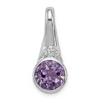 Ryan Jonathan Fine Jewelry Sterling Silver with Cubic Zirconia and Amethyst