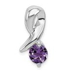 Ryan Jonathan Fine Jewelry Sterling Silver Amethyst Pendant