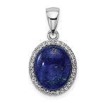 Ryan Jonathan Fine Jewelry Sterling Silver with Lapis and White Topaz Penda