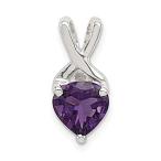 Ryan Jonathan Fine Jewelry Sterling Silver Amethyst Fancy Pendant