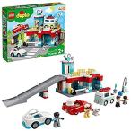LEGO DUPLO Parking Garage and Car Wash 10948 Kids’ Building Toy Featuring a
