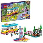LEGO Friends Forest Camper Van and Sailboat 41681 Building Kit; Forest Toy;