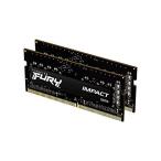 キングストン Kingston FURYノートPC用メモリ DDR4 2666MHz 16GBx2枚 Kingston FURY Impact インパ