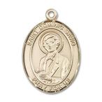 Bonyak Jewelry 14k Yellow Gold-Filled St. Dominic Savio Pendant, Size 3/4 x