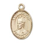 Bonyak Jewelry 14k Yellow Gold St. Edward The Confessor Medal, Size 1/2 x 1