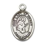 Yahoo! Yahoo!ショッピング(ヤフー ショッピング)Bonyak Jewelry Sterling Silver Our Lady of Mercy Pendant, Size 1/2 x 1/4 in