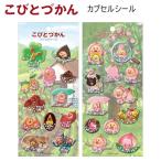 こびとづかん カプセルシール クーリア ぷっくり シャカシャカ キャラクター 立体 カクレモモジリ こびとずかん 045686 045693