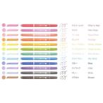 水性サインペン　プレイカラードット【全12色】　トンボ鉛筆　WS-PD