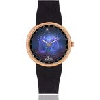 Constellation Zodiac Sign Libra Mens Rose Gold-Plated Resin Strap Watch　並行輸入品