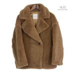 NUS(n-s) новые поступления teti боа Tailor средний пальто широкий .. рукав .. довольно большой Tailor цвет длина шерсть боа материалы teti боа пальто 