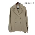 CLOCHE( вязаный крючком ) новые поступления бобер пальто средний длина прекрасное качество пальто обе бок Benz изысканный глянец чувство 
