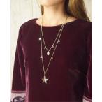 SOLD OUT グレースコンチネンタル ネックレス ダイアグラム スターモチーフ2連ネックレス GRACE CONTINENTAL Diagram PeP TOMIYA