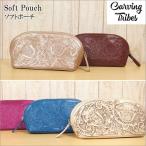 SOLD OUT Soft Pouch ソフトポーチ カービングトライブス Carving Tribes グレースコンチネンタル カービングシリーズ  PeP TOMIYA