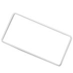 AWESOME/o- Sam number plate frame silicon cover white AS-NPC-09