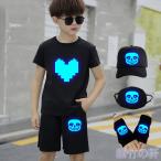 アンダーテール服 アンダーテール　グッズ sans undertale Tシャツ　半袖　セットアップ　上下セット　子供 誕生日　プレゼント　ギフト　おしゃれ　05