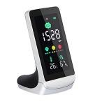 二酸化炭素濃度計 co2センサー NDIR?方式 CO2/湿度/温度表示 多機能 高精度 co2モニター 二酸化炭素計 CO2濃度測定器 400-5000PPM測定範囲 リアルタイム監視 USB