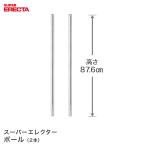 ポール 2本セット エレクター ERECTA  P855 高さ87.6cm SUS304 ダイカスト・アジャストボルト付 業務用