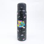 たまごっち ステンレスワンプッシュボトル (480ml) ドット(ブラック) 水筒 ランチ