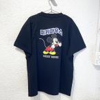 ディズニー ミッキーマウス ハングルシリーズ Tシャツ(ブラック) Mサイズ アパレル Disney