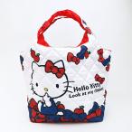 ショッピングハローキティ サンリオ ハローキティ 中綿キルティングトートバッグ(大) リボン総柄 Sanrio