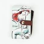 ディズニープリンセス アリエル 水彩タッチ柄キーケース ミント Disney