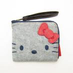 (ハローキティ × EDWIN) ハローキティ &amp; EDWIN パスケース (定期入れ) デニム雑貨 4548643087867