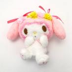 サンリオ マイメロディ サンリオ フラワーリボン S マイメロ ぬいぐるみ ピンク Sサイズ