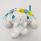 サンリオ シナモン サンリオ フラワーリボン S シナモロール ぬいぐるみ サックス Sサイズ