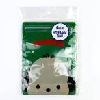 ポチャッコ サンリオ ストレージバッグ 保存袋 ラッピングバッグ チャック付き グリーン キッチン用品