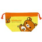巾着 (弁当袋) イエロー ごろん リラックマ