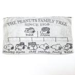 スヌーピー PEANUTS のびのびピローケース　ファミリーツリースヌーピー 枕カバー グレー 　 　