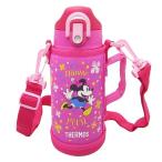 ミニーマウス 真空断熱 2ウェイボトル (水筒/ステンレスボトル) ピンク 600mlディズニー ランチ用品