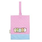 すみっコぐらし キルトシューズケース (シューズバッグ/上履き入れ) ピンク (入園入学グッズ)