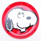 スヌーピー グッズ メラミンプレート レッド 皿