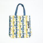 ムーミン 80th 刺繍トートバッグ (ブルーストライプ)